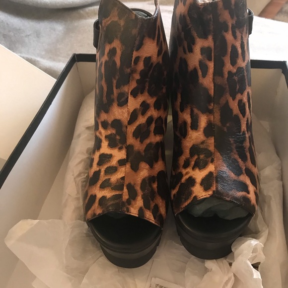 Leopard women's shoe platform heel - Picture 7 of 7